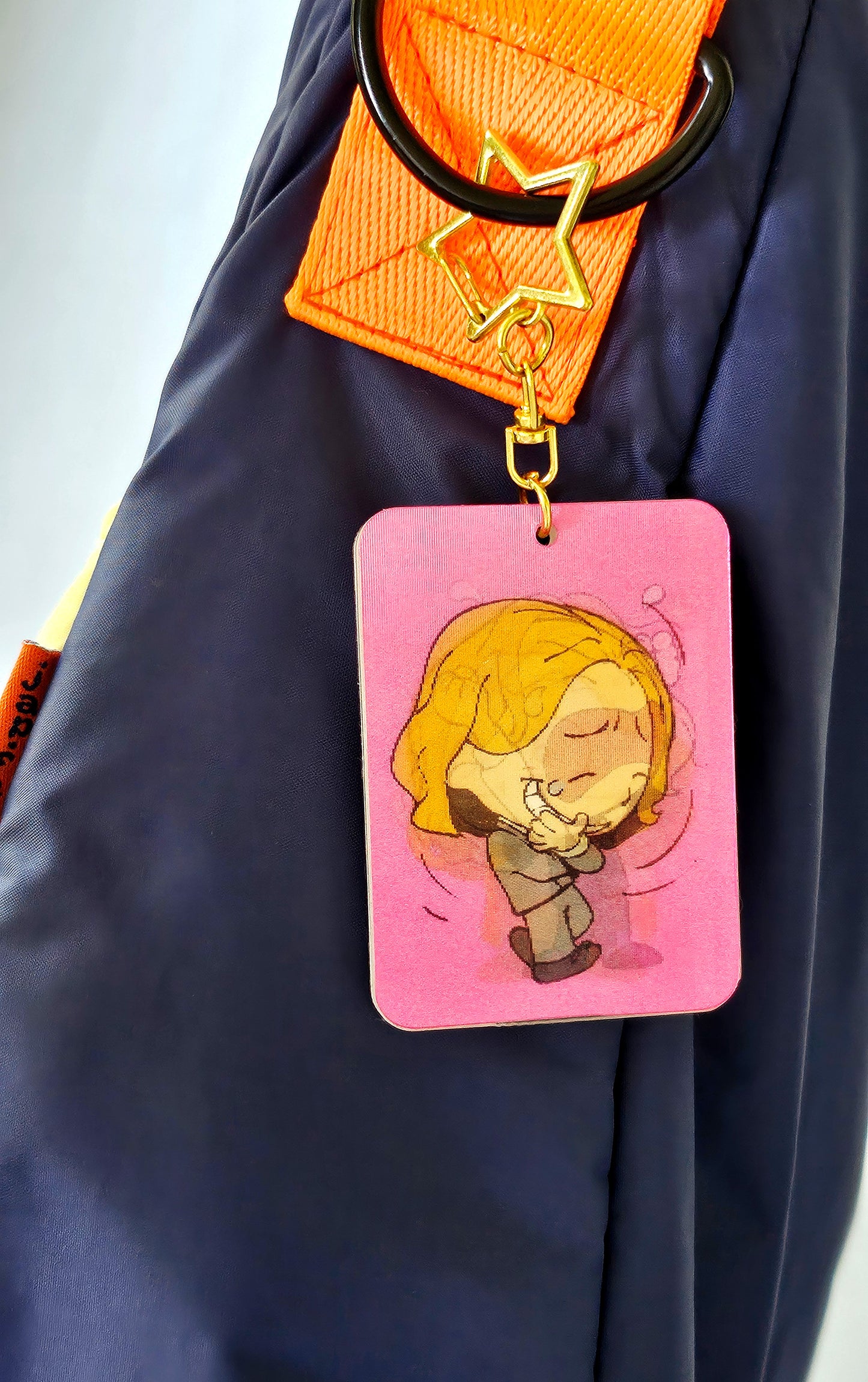 Cartoon Lestat Lenticular Keychain Charm