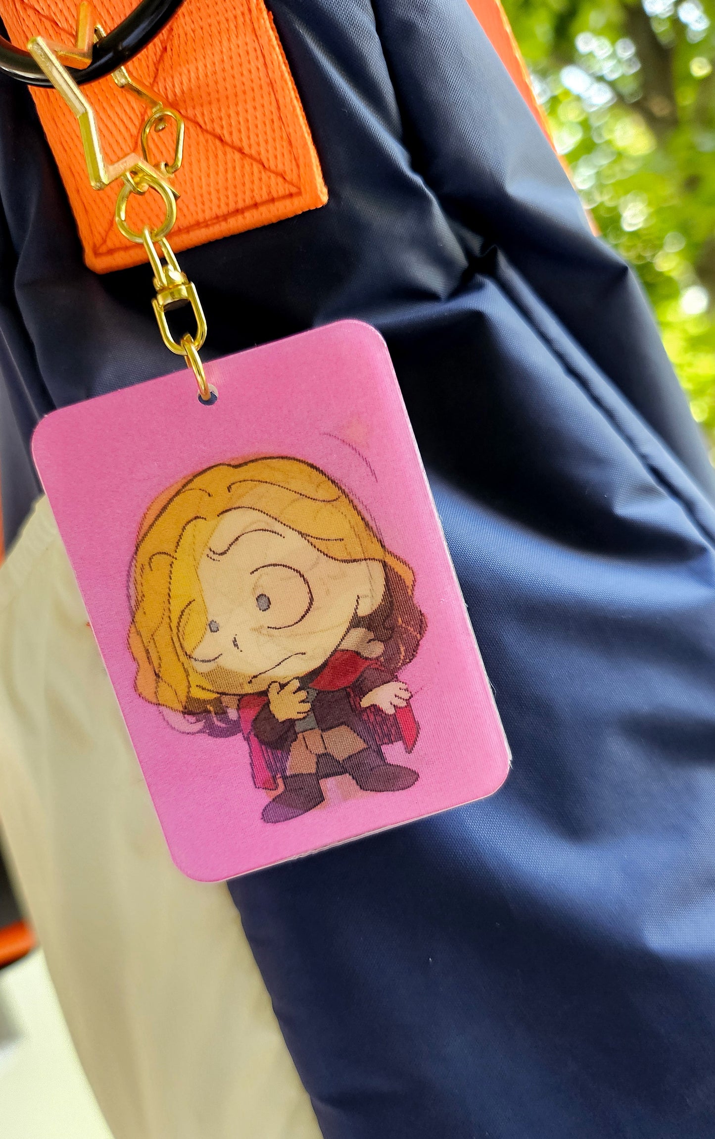 Cartoon Lestat Lenticular Keychain Charm