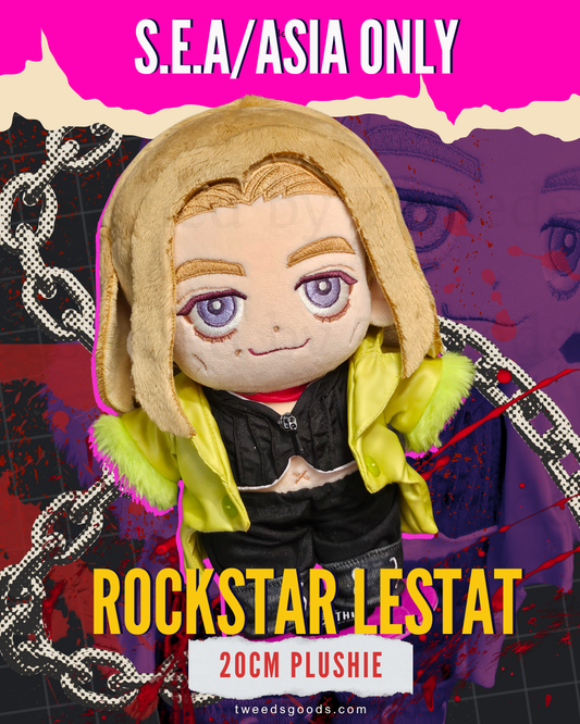 S.E.A/ ASIA PREORDER: 20cm Rockstar Lestat Plushie