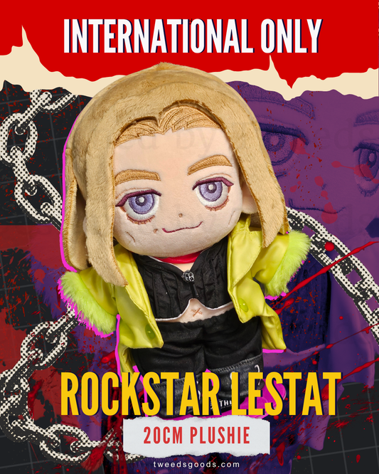 INTERNATIONAL PREORDER: 20cm Rockstar Lestat Plushie
