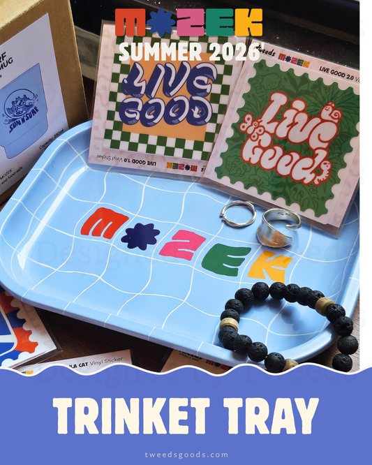 MOZEK Poolside Metal Trinket Tray