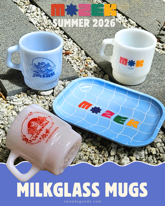MOZEK SUMMER Milkglass Mugs