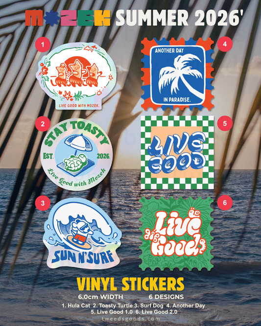 MOZEK Summer26' Vinyl Stickers