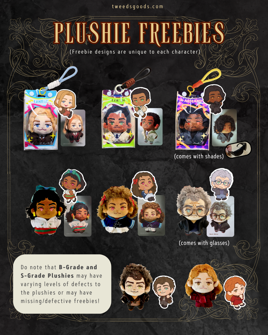 A-GRADE IWTV 10cm Pocket Party Plushies