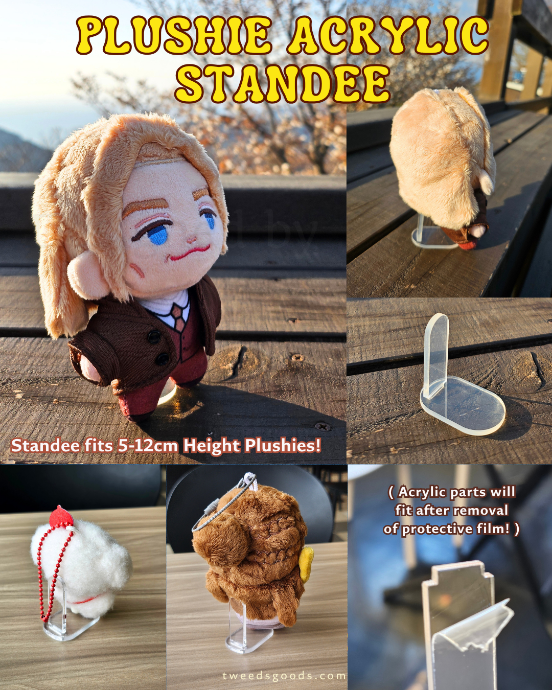 Plushie Acrylic Standee Prop