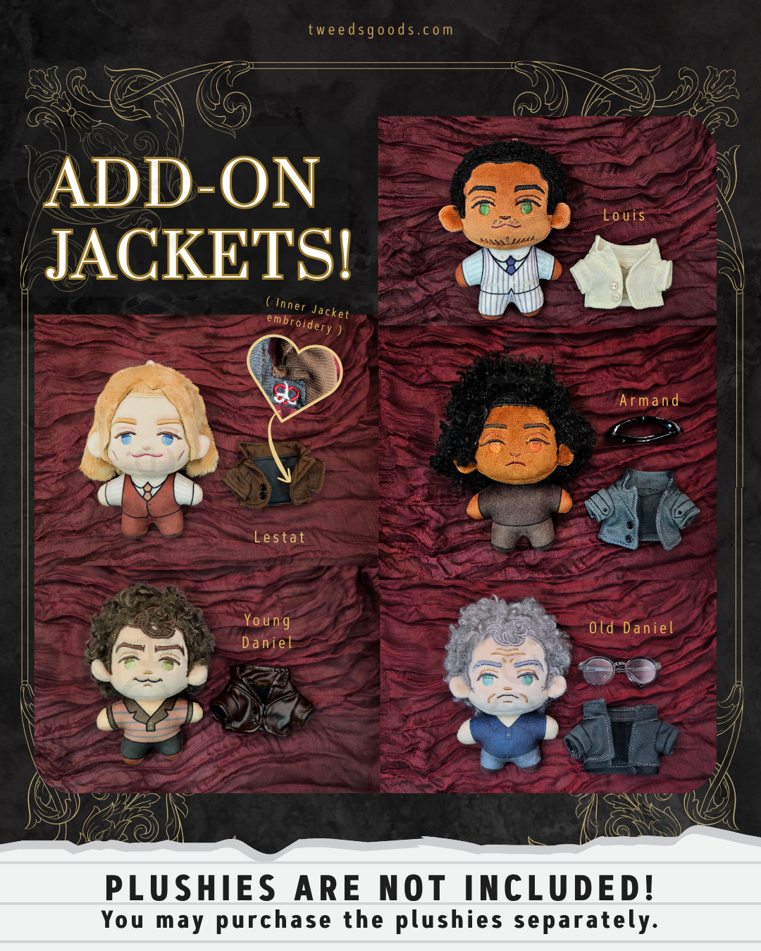 PREORDER: IWTV 10cm Plushie EXTRA JACKETS