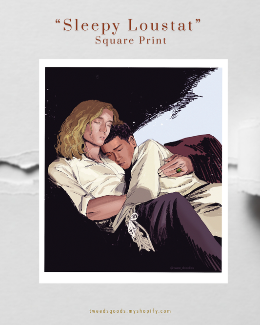 "Sleeping Loustat" ( Square Print )
