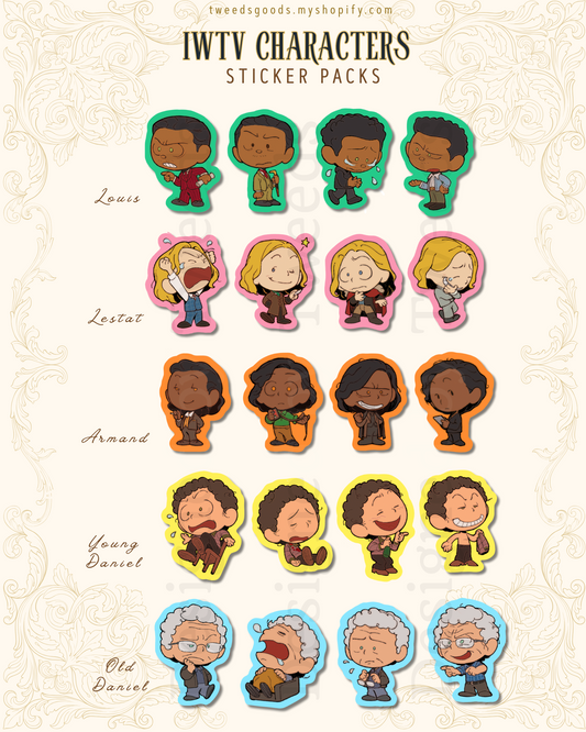 IWTV Characters Sticker Packs