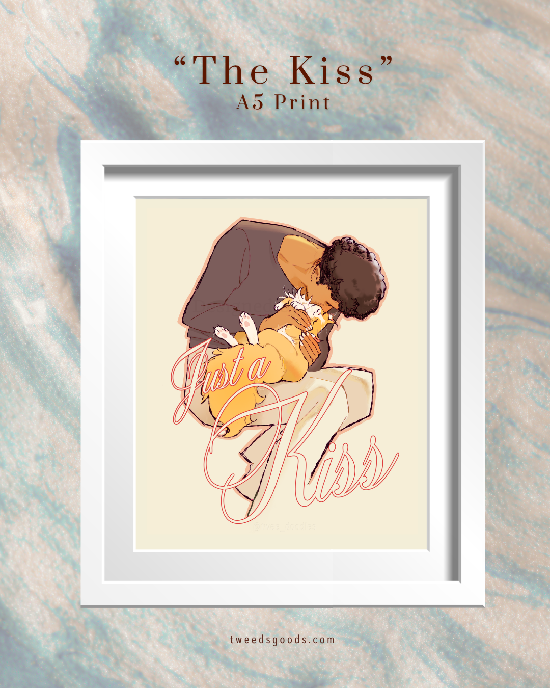 " The Kiss" (A5 print)