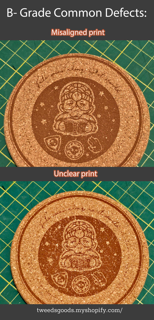 Baldur's Gate 3 Wither's Cup Cork Coaster