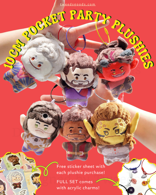 BG3 10cm Pocket Party Plushies ( A-GRADES )
